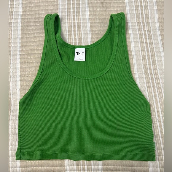 Tna crop tank green color women’s size small - Picture 1 of 4